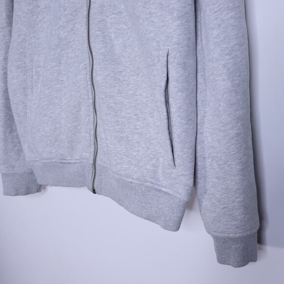 VUORI Seaside Hoodie Light Heather Grey French Terry Full Zip Men's L - Picture 3 of 10